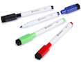 U2 ENHANCE Dry Erase Markers- 4 Pack Fine Tip with Built-in Eraser