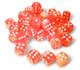 CHX 27953 Festive Dahlia/white Luminary 12mm d6 Dice Block (36 dice)