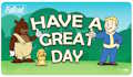 Ultra Pro - Fallout - Vault Boy - Have a Great Day Playmat